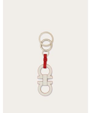 Ferragamo Gancini Keychain - Natural