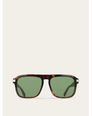 Ferragamo Uomo Occhiali Da Sole - Verde
