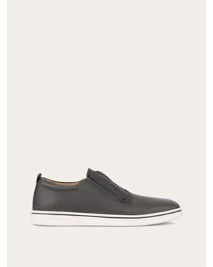 Ferragamo Derby Slip-On - White