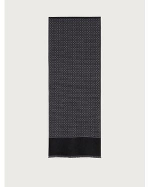 Ferragamo Gancini Scarf - Black