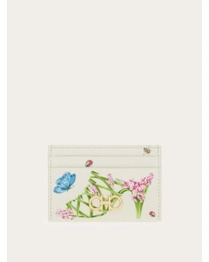 Ferragamo Gancini Credit Card Holder - Multicolour