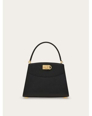 Ferragamo New Studio Box Bag (Xs) - Black