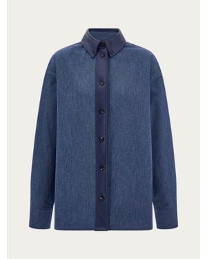 Ferragamo Denim Shirt - Blue