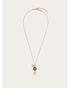 Ferragamo Gancini Charm Necklace - Natural