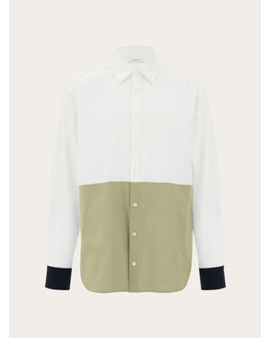 Ferragamo Colour Block Shirt - Natural