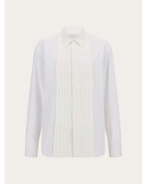 Ferragamo Tuxedo Shirt - White