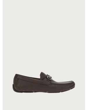 Ferragamo Driver ornamento Gancini - Bianco