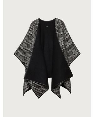 Ferragamo Gancini Cape - Black