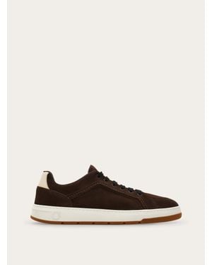Ferragamo Herren Low-Top-Sneaker Größe - Weiß
