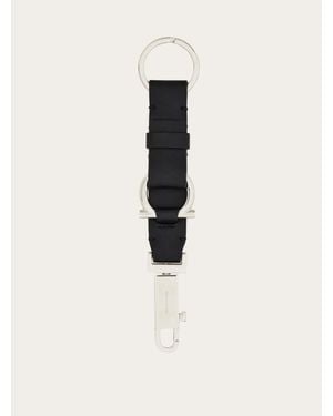 Ferragamo Gancini Key Ring - Natural