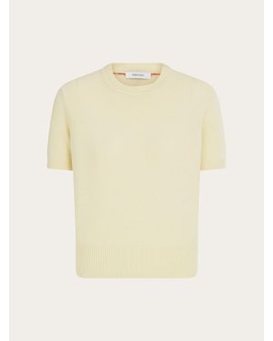 Ferragamo Cashmere T-Shirt - Natural