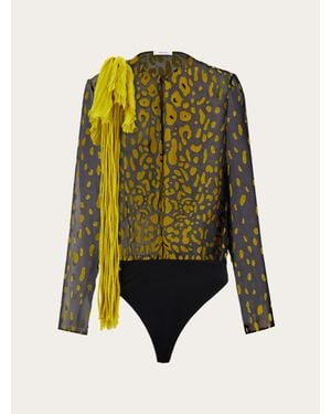 Ferragamo Body With Flower Sash Detail - Multicolour