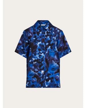 Ferragamo Short Sleeved Shirt - Blue