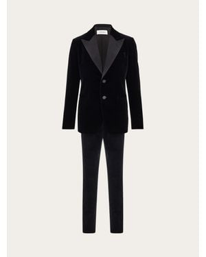 Ferragamo Velvet Tuxedo - Black