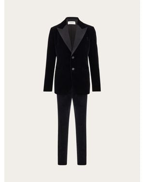 Ferragamo Velvet Tuxedo - Black