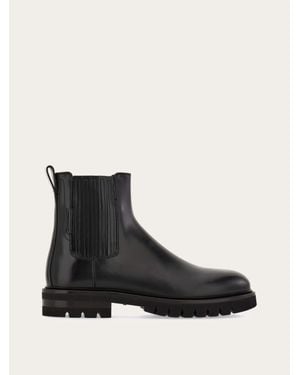 Ferragamo Herren Chelsea-Boot Größe - Schwarz