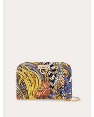 Ferragamo Diana Clutch - Natural