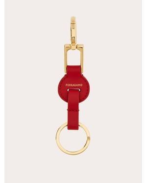 Ferragamo Gancini Key Holder - Red