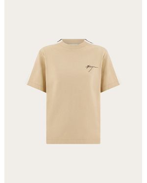 Ferragamo Sporty T-Shirt - Natural