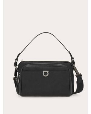 Ferragamo Gancini Shoulder Bag - Black