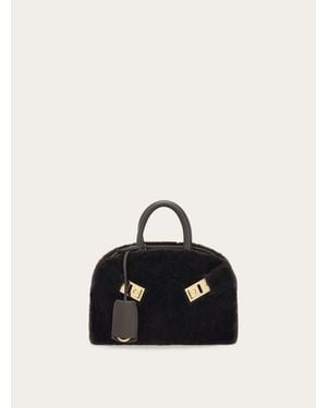 Ferragamo Hug Handbag (Xs) - Black