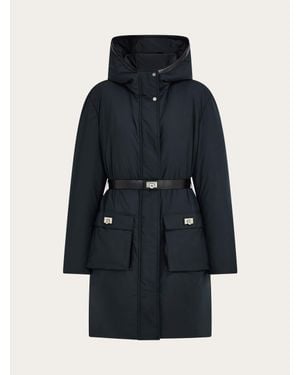 Ferragamo Padded Parka Jacket - Blue