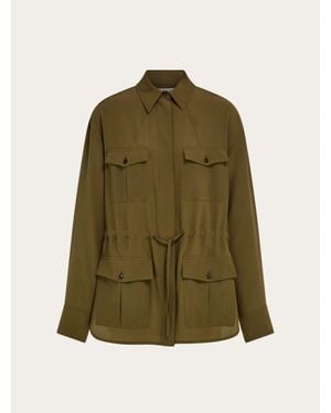 Ferragamo Safari Over Shirt - Green