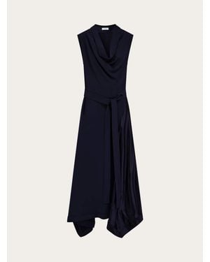 Ferragamo Asymmetric Dress - Blue