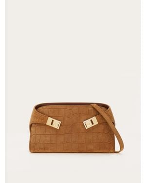 Ferragamo Hug Mini Crossbody Bag - Brown