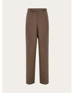 Ferragamo Tailored Trouser - Brown