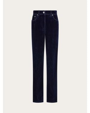 Ferragamo Five Pocket Trouser - Blue