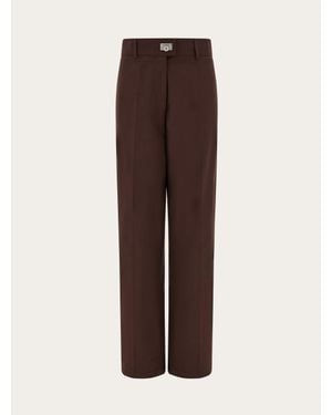 Ferragamo Tailored Trouser - Brown