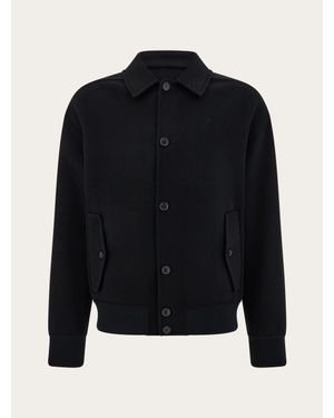 Ferragamo Wool And Cashmere Blouson - Black
