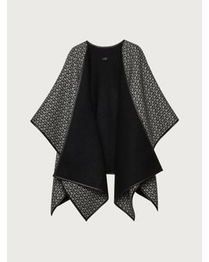 Ferragamo Gancini Cape - Black