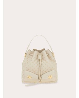 Ferragamo Donna Secchiello Multipocket - Neutro