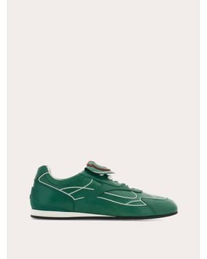 Ferragamo Low-Top Trainer - Green