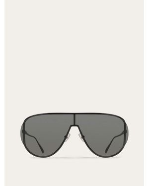 Ferragamo Mask Frame Sunglasses - Grey
