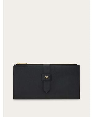 Ferragamo Gancini Document Holder - Black