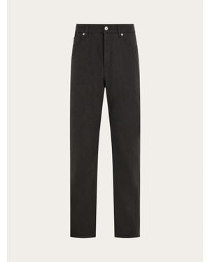 Ferragamo Five Pocket Trouser - Black
