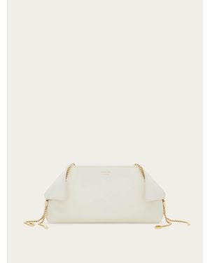 Ferragamo Donna Mini Bag Con Catena - Neutro