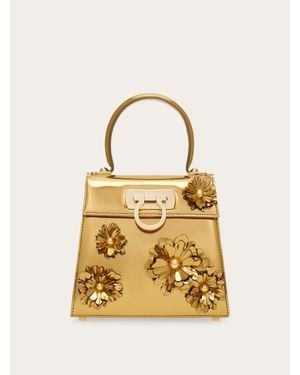 Ferragamo Iconic Top Handle (S) - Metallic