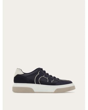 Ferragamo Gancini Low-Top Trainer - Blue