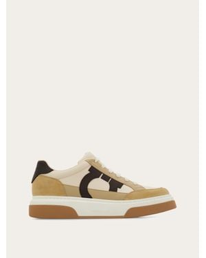 Ferragamo Cassina Trainers - Natural