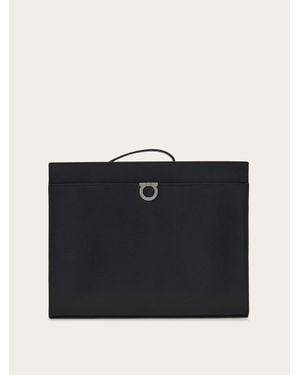 Ferragamo Gancini Pouch - Black