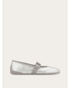 Ferragamo Sporty Ballet Flat - Natural