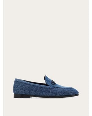 Ferragamo Gancini Ornament Loafer - Blue