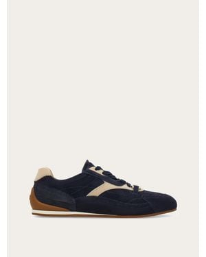 Ferragamo Gancini Ornament Sneaker - Blue