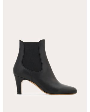 Ferragamo Mid Heel Chelsea Boots - Black