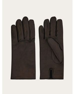 Ferragamo Lined Gloves - Black