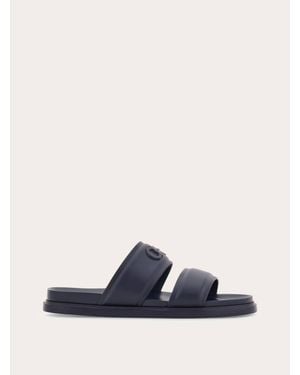 Ferragamo Gancini Ornament Slide - Blue
